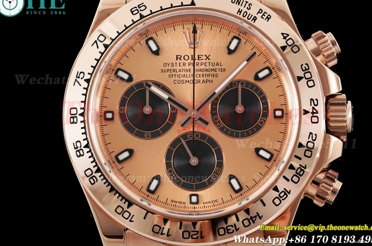 RG 116505 40mm RG Blk SA4130 RG Daytona KING 0103